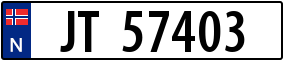 Truck License Plate